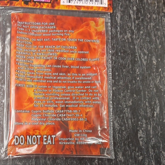 Color Changing Packets for Bonfires - Picture 4 of 4